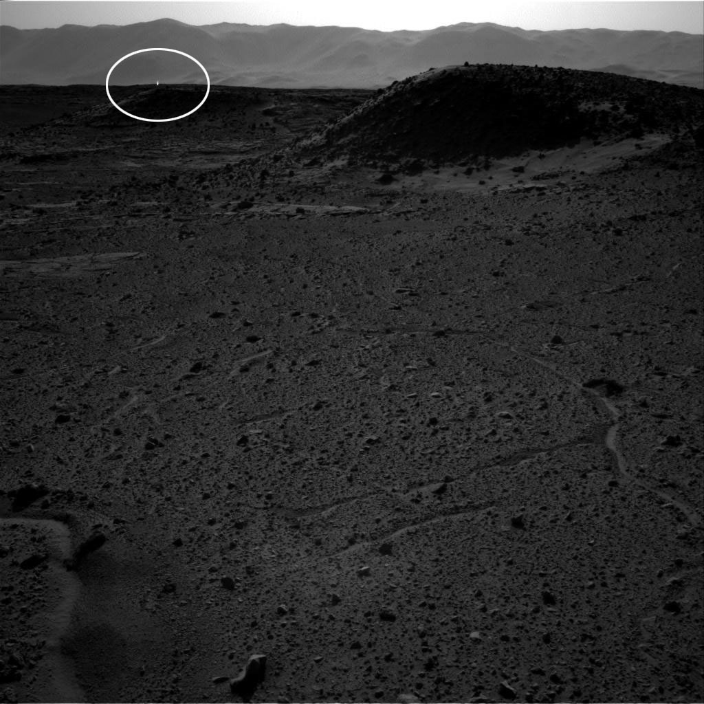 The Martian "flash." Signs of life? No.