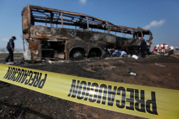 36 reported dead after bus hits parked truck along Mexico highway ...