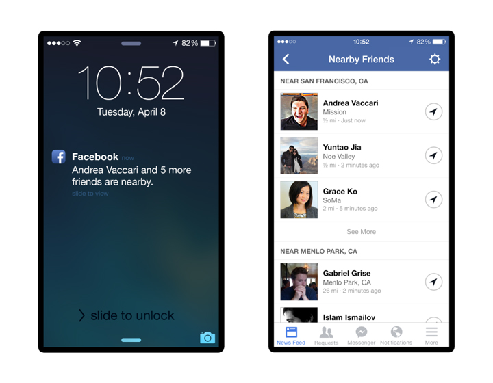 Facebook rolls out location-sharing feature - image
