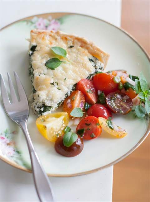 Mother's Day tart that's part quiche part lasagna