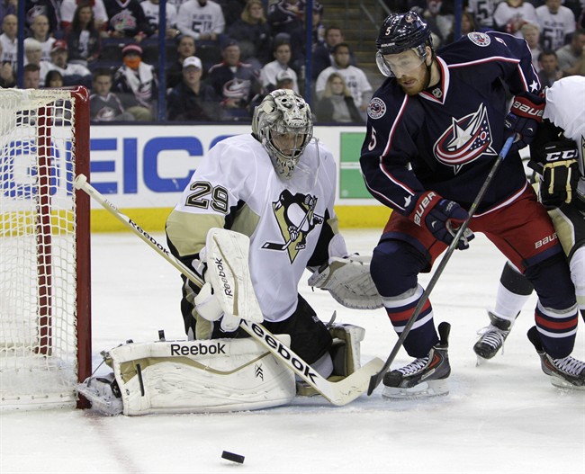 Tampa Bay Lightning vs. Columbus Blue Jackets Unsigned Inglasco 2020  Stanley Cup Playoffs First Round Dueling Match-Up Hockey Puck