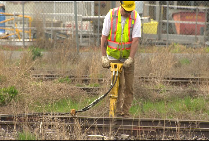 Kelowna rail ties removed - image