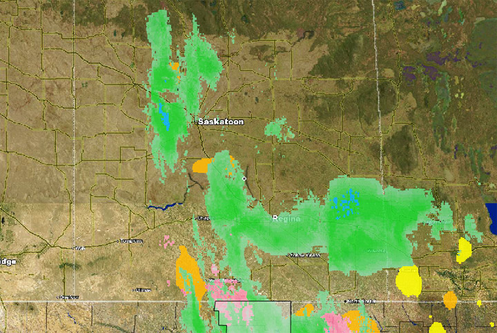 Environment Canada has issued a special weather statement issued in southern Saskatchewan on Sunday.