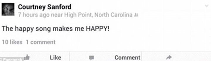 Driver posts Facebook update before dying in head-on collision - image