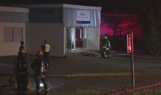 The cause of the fire is unknown but a large portion of the school was damaged.