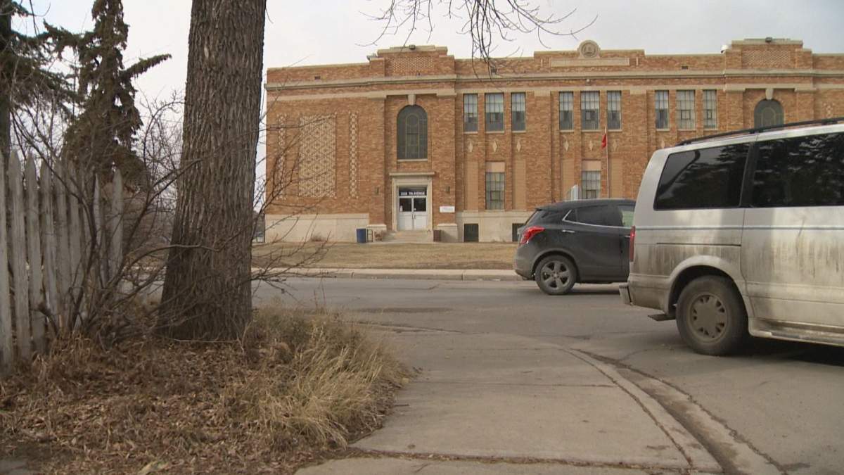 Two men were arrested after they used bear spray on a Scott Collegiate staff member. 