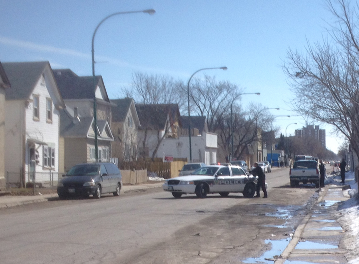 Police shut down Selkirk Avenue Sunday morning and removed two people from a home on the street, but the pair weren't related to the police investigation.