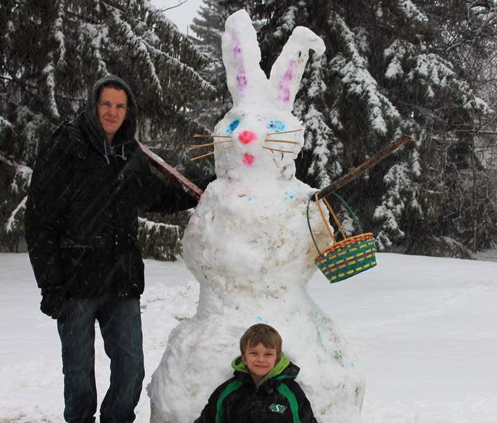 The Easter long weekend kicked off in Saskatoon with freezing rain and heavy snow on Good Friday making travel across the region treacherous.