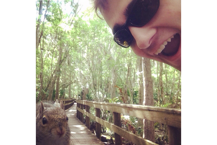 PHOTOS: Squirrel goes nuts after man takes selfie - image