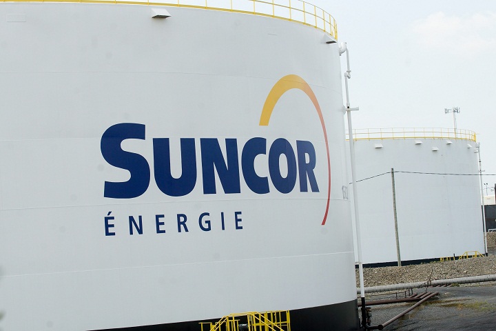 A Suncor storage tank in Montreal's east end.