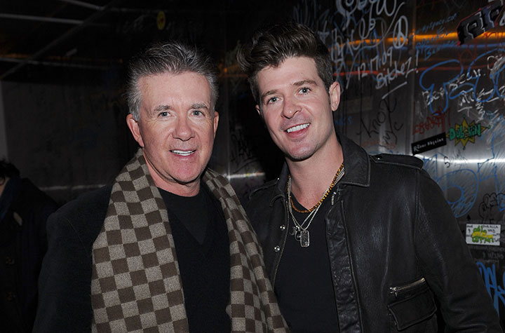 Alan Thicke and Robin Thicke