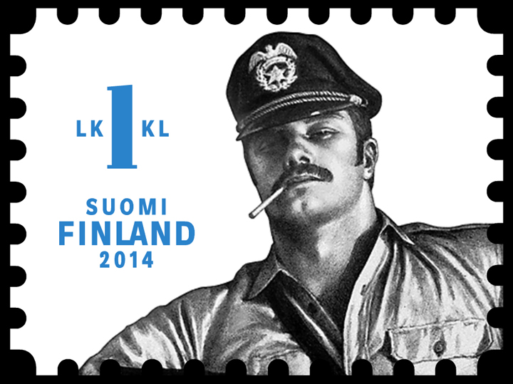 Stamps featuring the work of Touko Laaksonen will be released this fall in Finland.