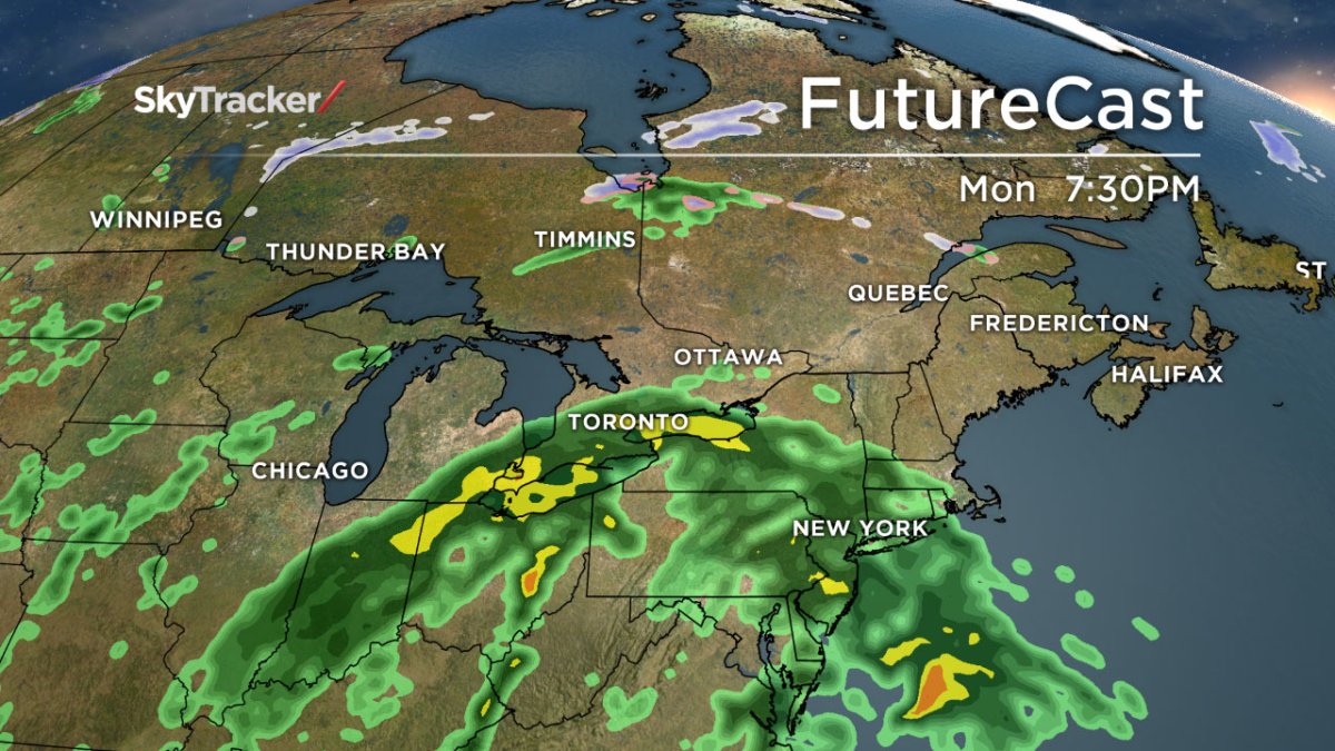 Spring showers are on the way to southern Ontario.