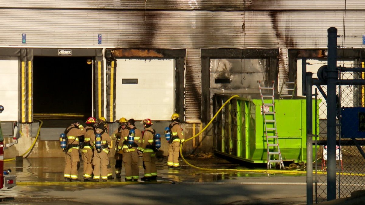 Calgary Fire Department crews responded to reports of a fire at a large commercial warehouse in the S.E. on Tuesday, April 29th, 2014.