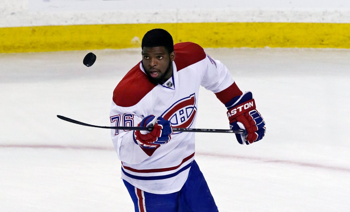 Montreal Canadiens defenceman P.K. Subban.