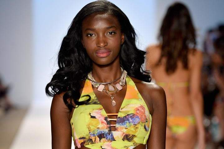 A.Che Swimwear/Aguaclara Swimwear/Aquarella Swimwear/Caitlin Kelly Swimwear At Mercedes-Benz Fashion Week Swim 2014 - Runway