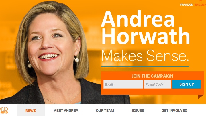 Ontario's New Democrats launch a new party website today.