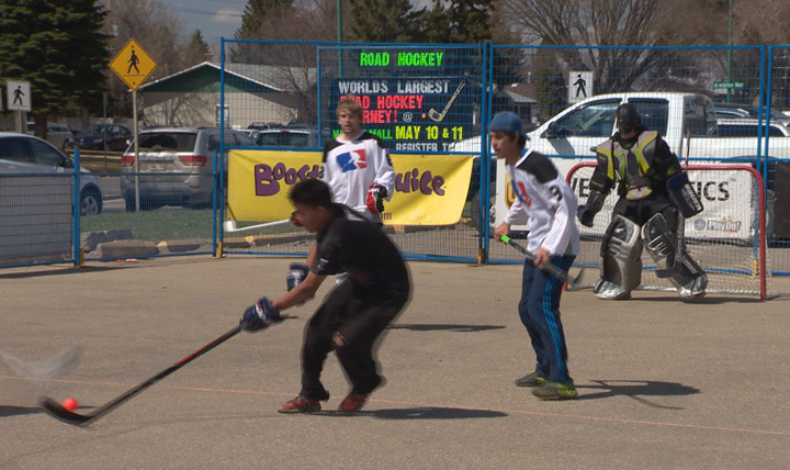 Canada's official street hockey tournament faces off in Saskatoon this weekend at Market Mall.