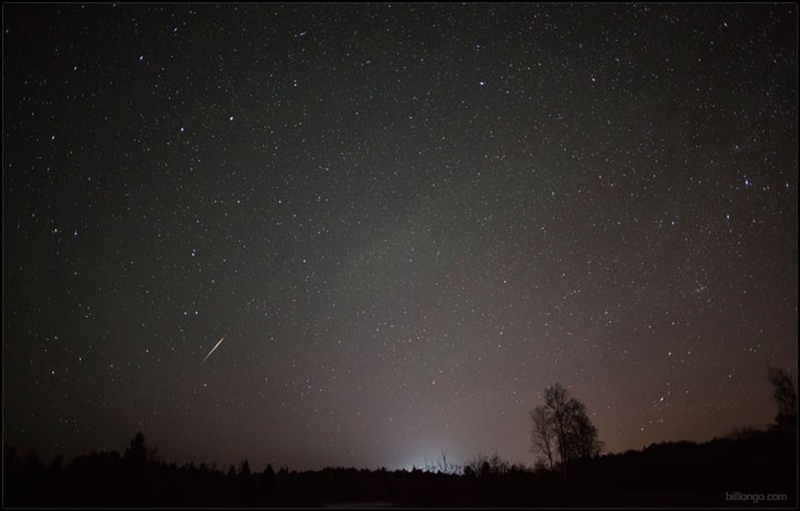 Camelopardalid over Espanola, Ont.