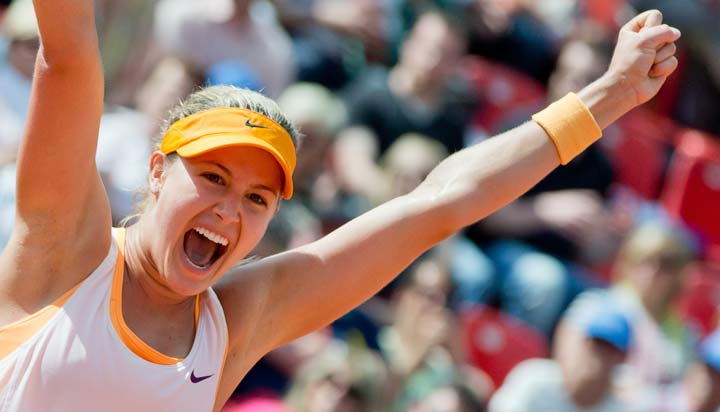 Canada's Eugenie Bouchard has won her first pro tennis title