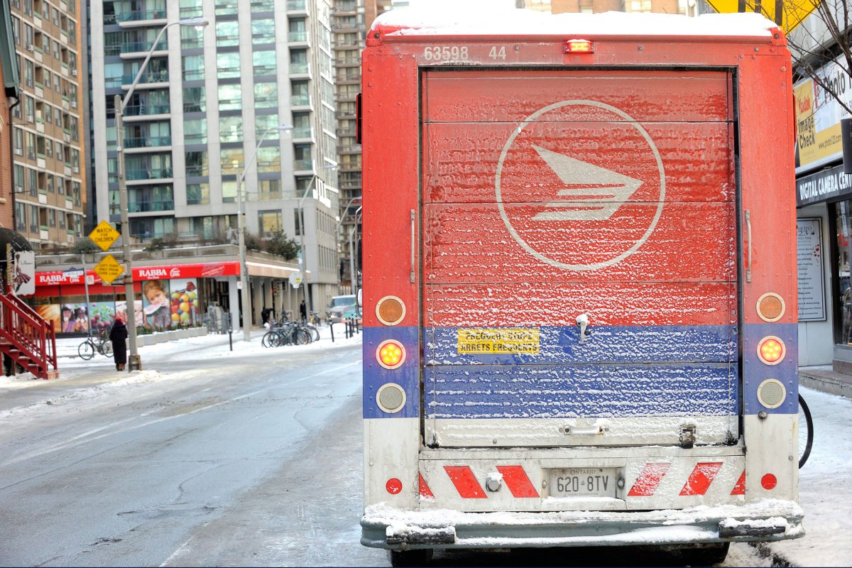 What neighbourhoods Canada Post has stopped delivering mail to
