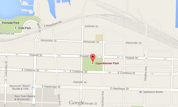 Vancouver police say an elderly man was robbed and assaulted in Oppenheimer Park Sunday. 
