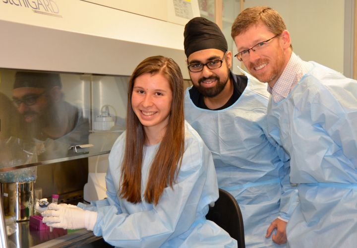 With the help of her SFU mentors, Mark Brockman, a professor, and Gursev Anmole, a student of Brockman, York House student Nicole Ticea has scored big in a major competition and the lab.