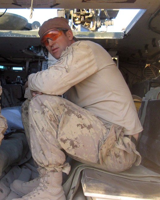 Master Cpl. Kristian Wolowidnyk is shown in this 2010 handout photo in the in Panjwaii District, Kandahar Province, Afghanistan. 