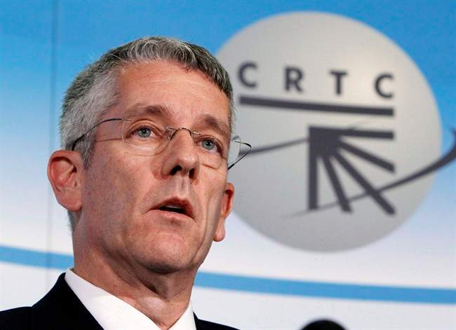 CRTC Chairman Jean- Pierre Blais is pictured in Gatineau, Que., October 18, 2012. THE CANADIAN PRESS/Fred Chartrand.