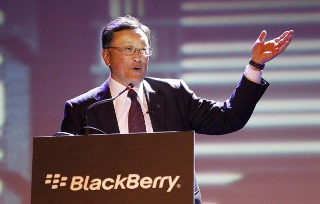BlackBerry CEO John Chen.