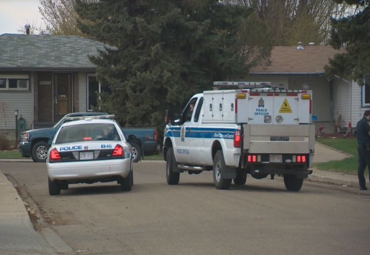 Officers were called to a home in the area of 121 St. and 131 Ave. around 1:30 p.m. after an alleged dog attack Saturday, May 17, 2014.