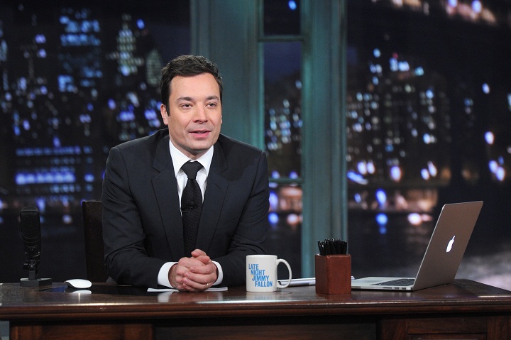 "Late Night With Jimmy Fallon" at Rockefeller Center on February 7, 2014 in New York City.