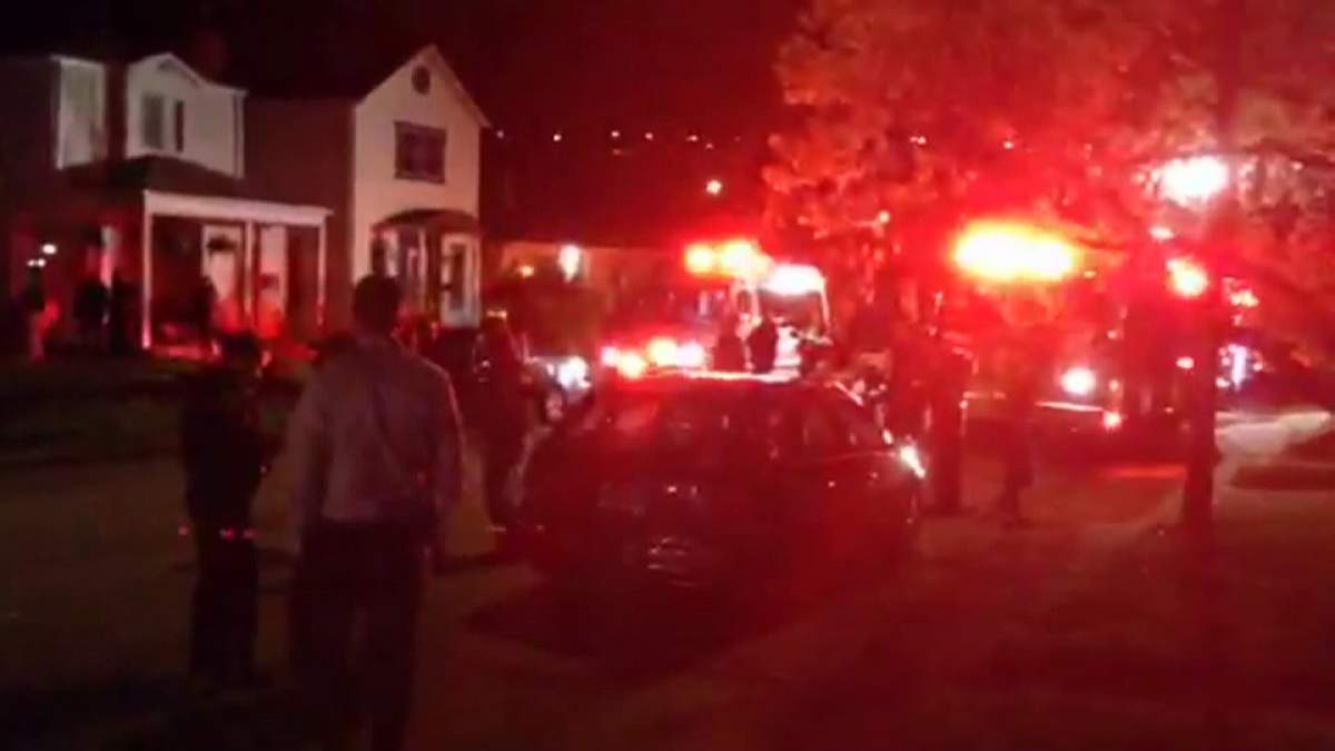 Emergency crews on scene at a fire in the 1800 block of 41 Street N.W. on Wednesday, May 28, 2014.