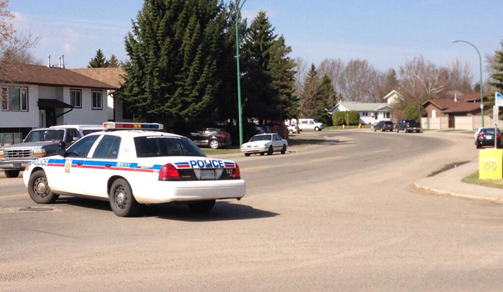 Police attending a reported firearm incident in Saskatoon’s Parkridge neighbourhood.