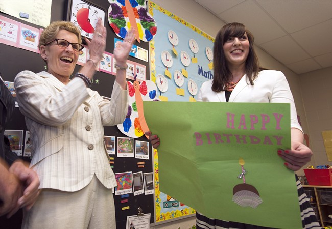 Wynne makes no promises on whether teachers will get lost benefits back - image