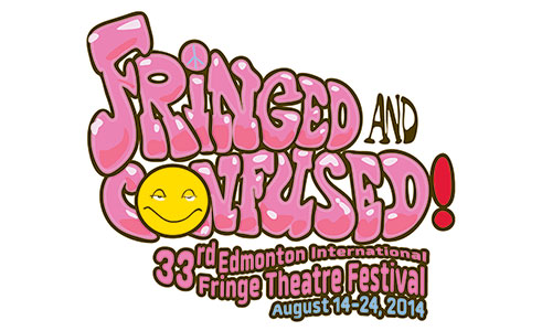 Local artist Gerry Rasmussen created the official artwork for Edmonton's 2014 International Fringe Theatre Festival.