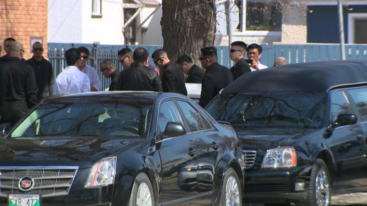 Family and friends gathered at a Weston area church Saturday afternoon to say their last goodbyes to Rustom Paclipan.