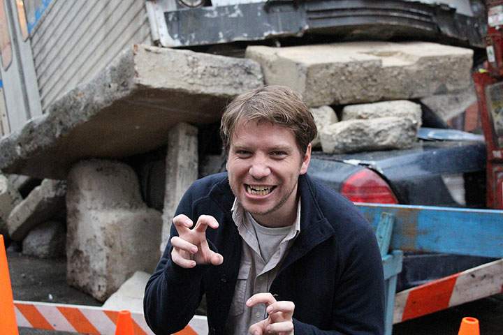 Godzilla director Gareth Edwards at the Toronto premiere on May 15, 2014.
