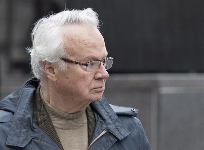 Former Liberal organizer Jacques Corriveau leaves the Montreal Courthouse, Monday, May 5, 2014l.