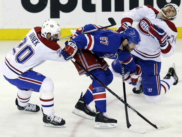 Game 1: Rangers 7, Canadiens 2  post-game notes