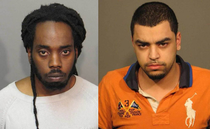 Canada-wide warrants have been issued for Pierre Louis Hernandes (left) and Rida Niam (right) in connection with armed robbery in Saskatoon.
