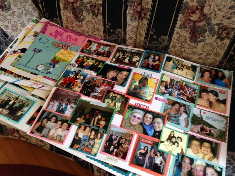 Family and friends have created several collages of Johanna’s life.