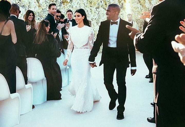 Kimye wedding photos