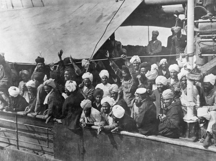 The Komagata Maru, a Japanese steamship, arrived in Burrard Inlet on May 23, 1914.