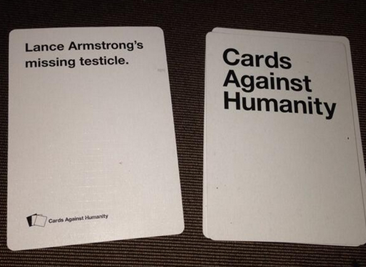 Lance Armstrong has been stripped of a lot things but at least he still has a sense of humour.