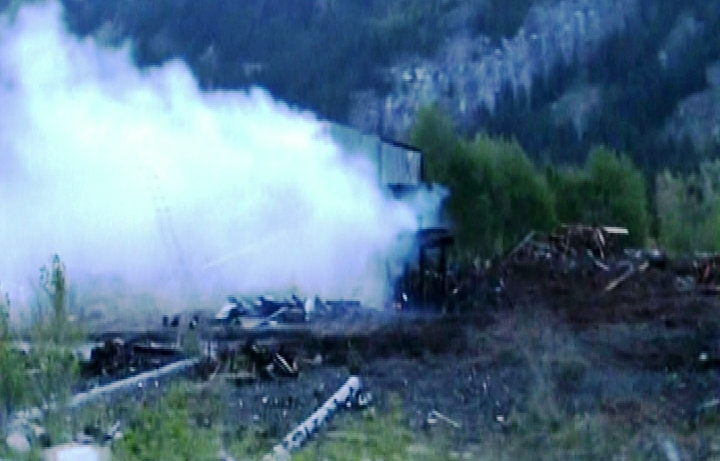 Malakwa mill fire - image