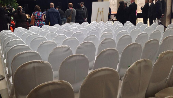 118 chairs for 118 long-term missing persons cases in Saskatchewan.