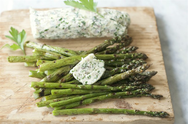 Think thick when tossing asparagus on the grill