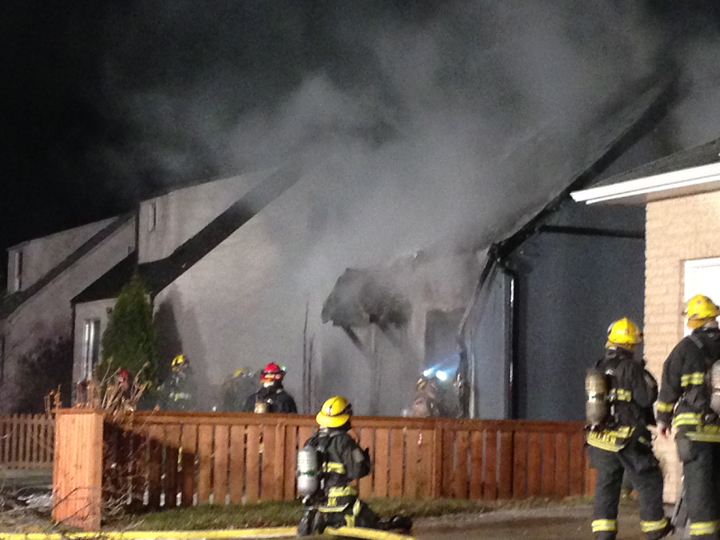 A fire broke out around 4:15 a.m. Tuesday at 254 Cheritan Avenue.