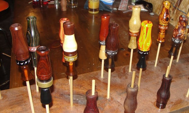 Handmade duck calls attract a following